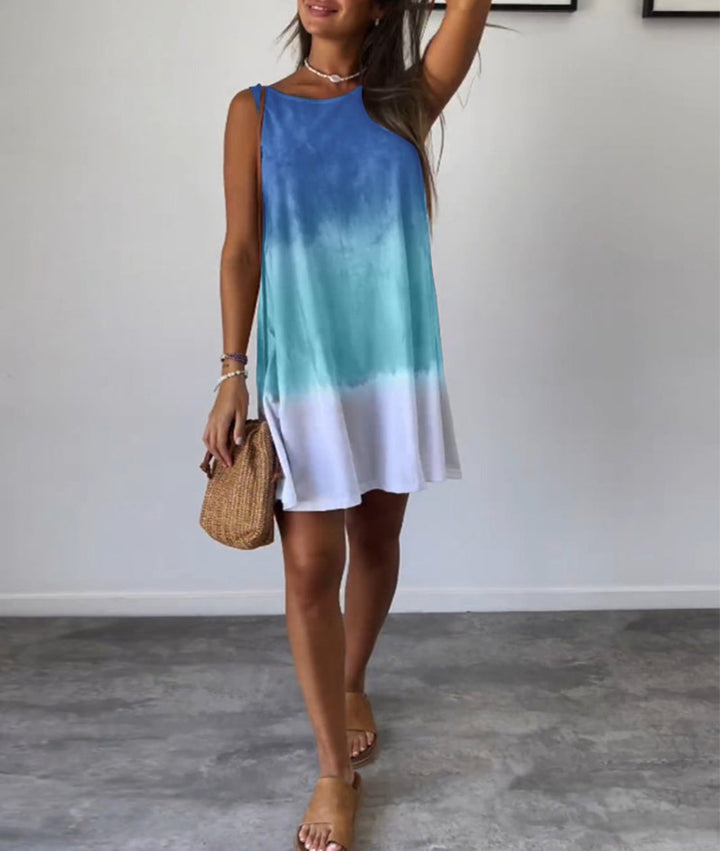 Naomi™ | Boho Tie-Dye Maxi Dress