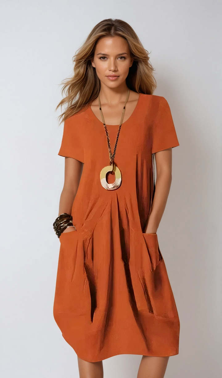 Sienna | Timeless A-Line Midi Dress