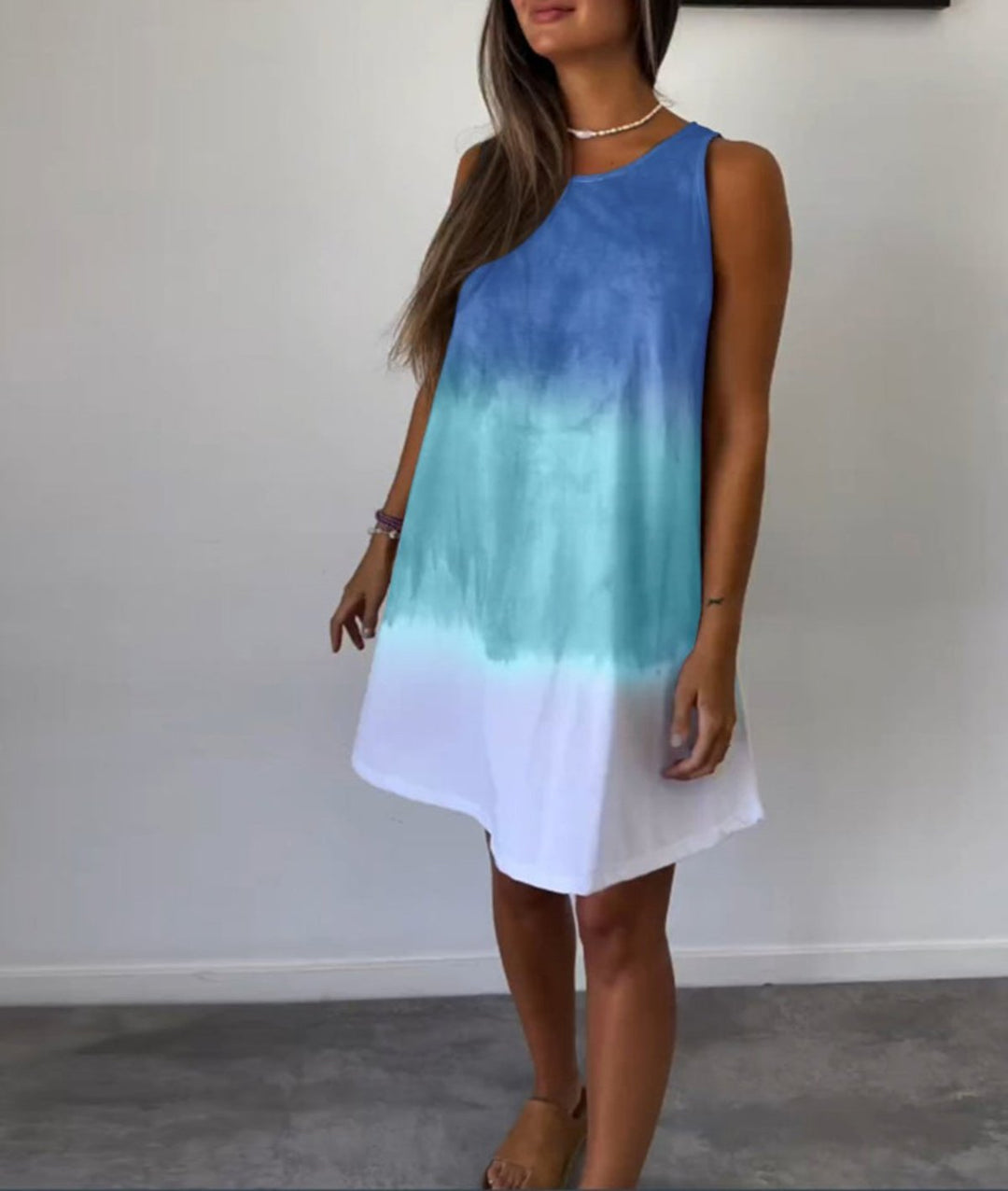 Naomi™ | Boho Tie-Dye Maxi Dress