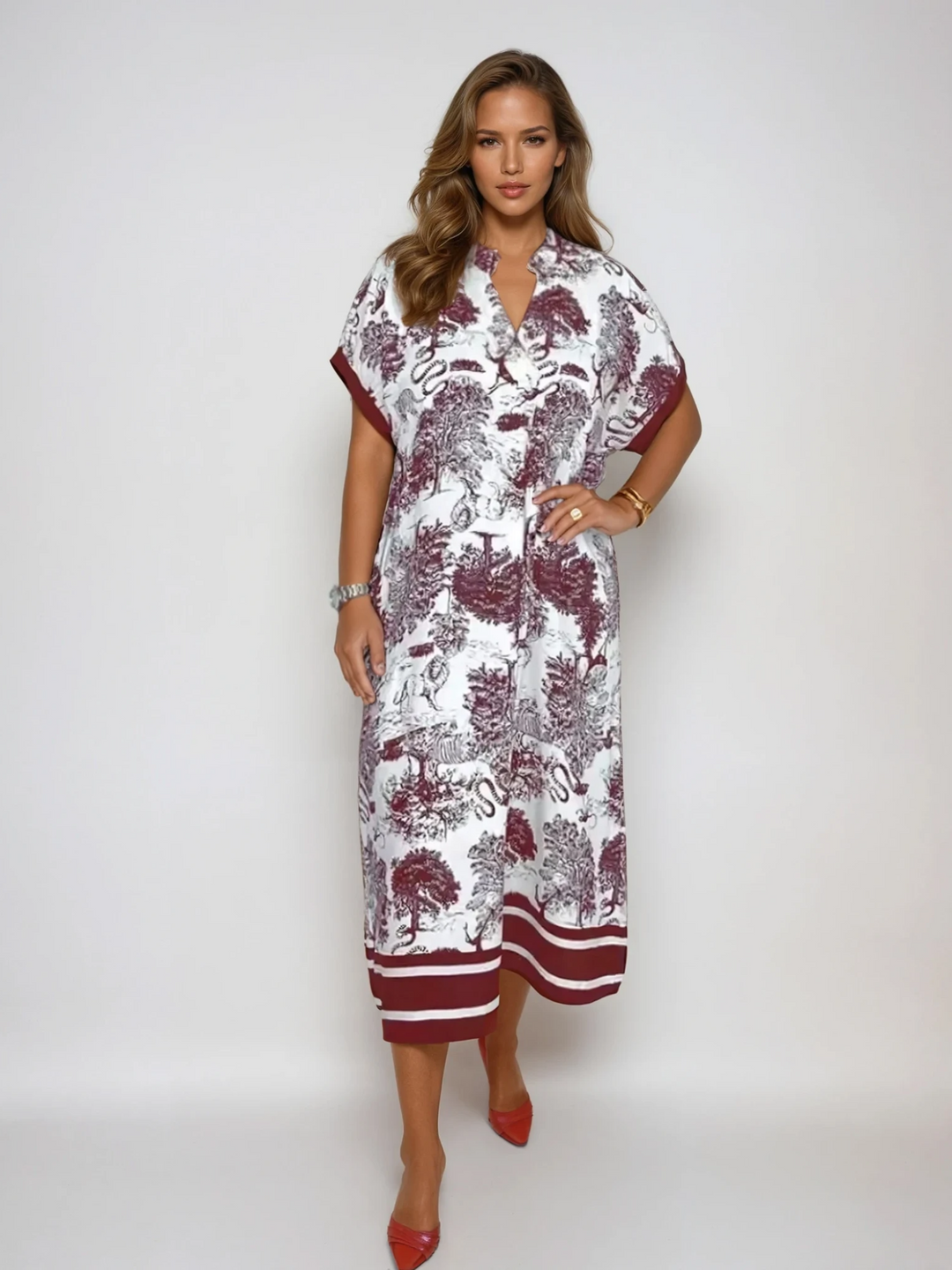 Nina™ | Printed Midi Dress