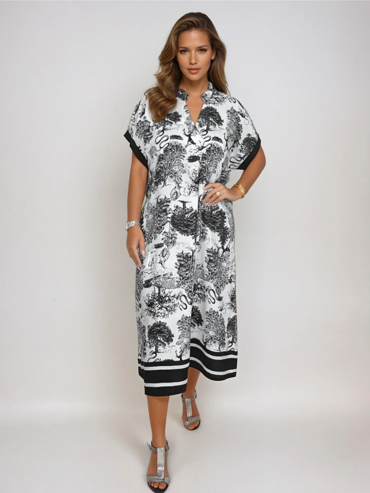 Nina™ | Printed Midi Dress