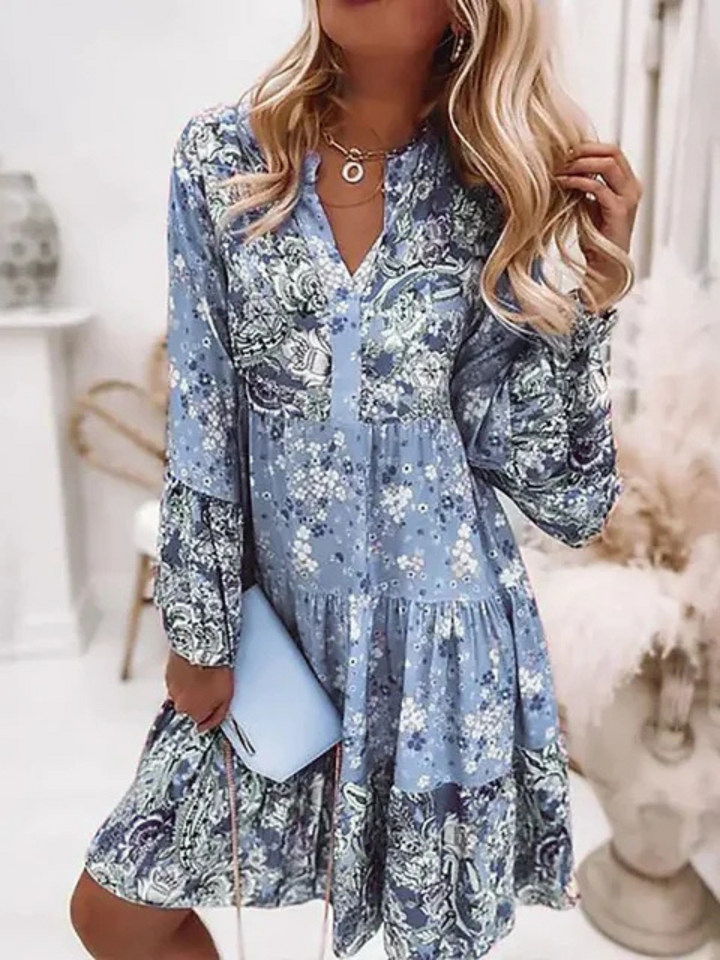 Lila™ | Boho Floral Summer Dress